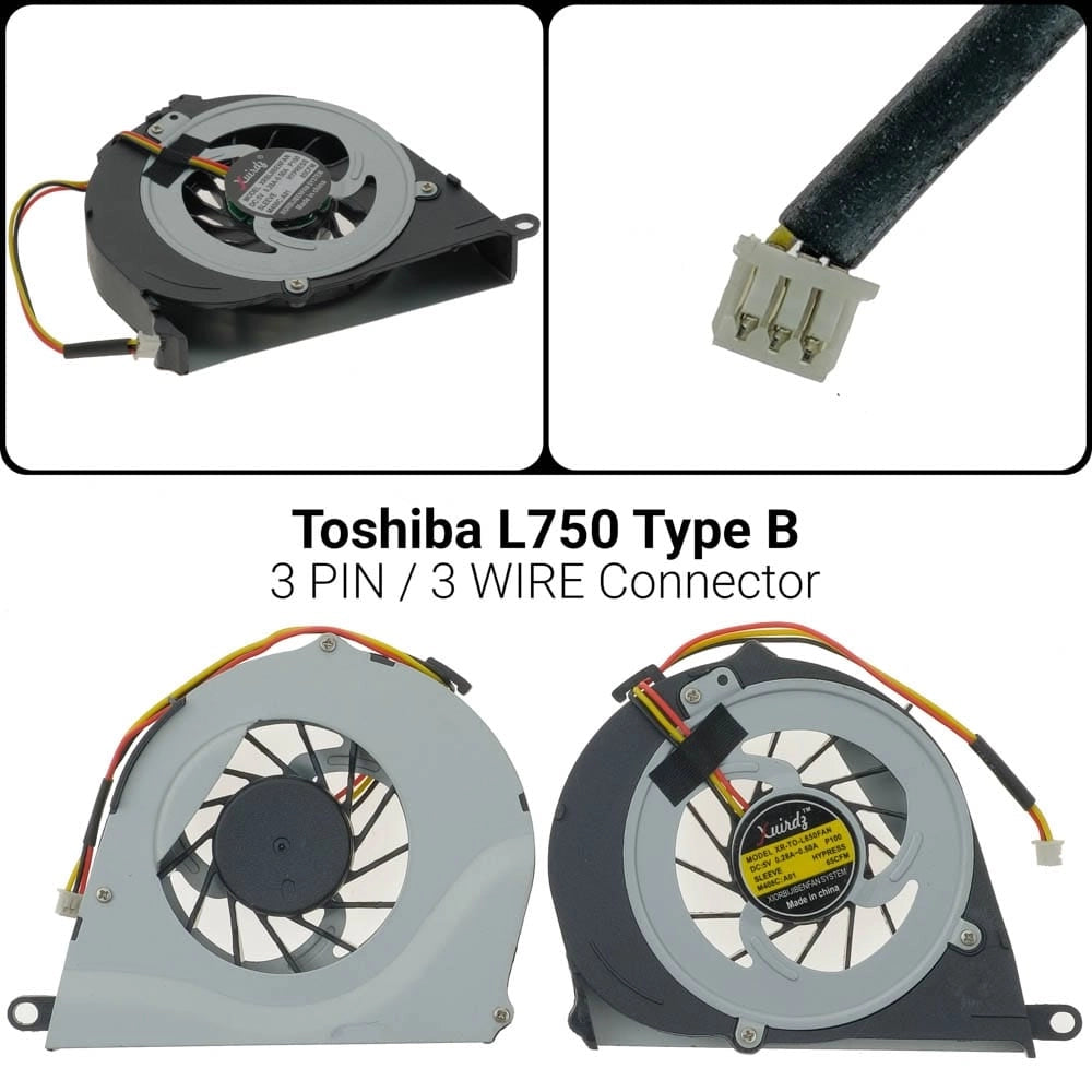 Ανεμιστήρας Toshiba L750 TYPE B