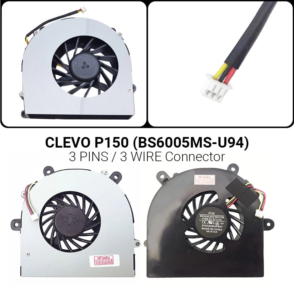 Ανεμιστήρας Clevo P150 (BS6005MS-U94)