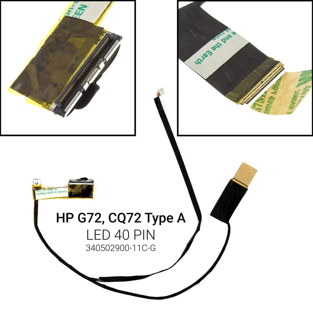 Καλωδιοταινία Οθόνης για HP G72 CQ72 G72T TYPE A