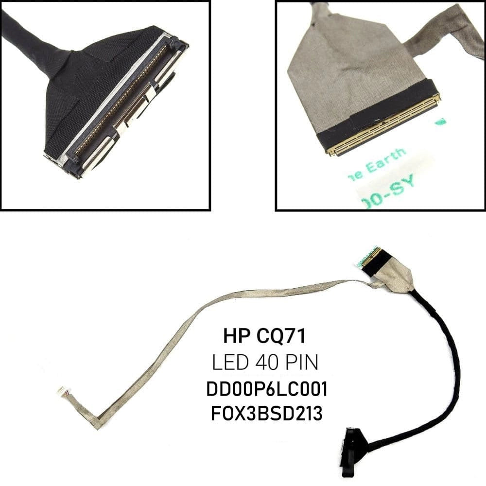 Καλωδιοταινία Οθόνης για HP CQ71 G71 CQ61 TYPE B (Καλώδιο Κάμερας Κοντό)