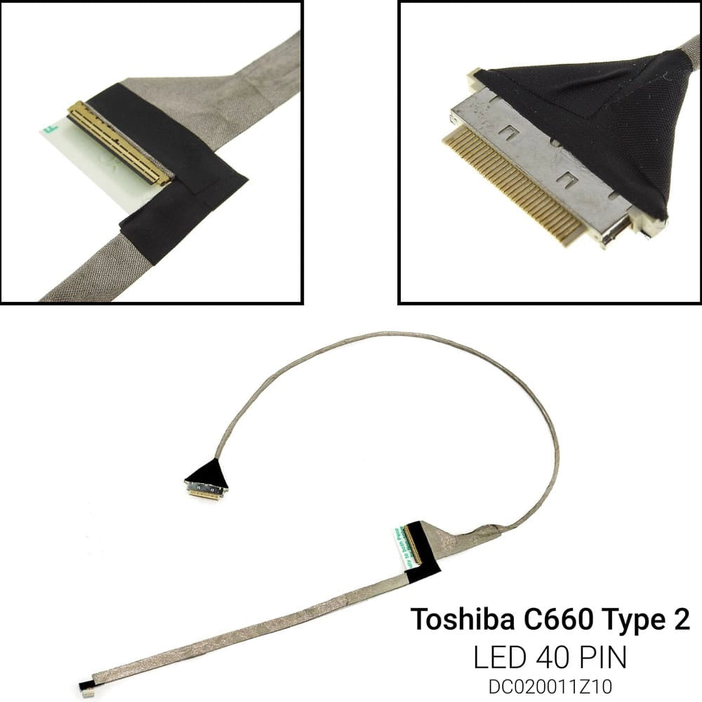 Καλωδιοταινία Οθόνης για Toshiba C660 TYPE 2