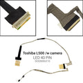 Καλωδιοταινία Οθόνης για Toshiba L500 WITH Webcam Connector LED Version