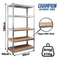 Champion Γαλβανιζέ Ράφι 5 Επιπέδων Υψηλής Αντοχής 180X90X40