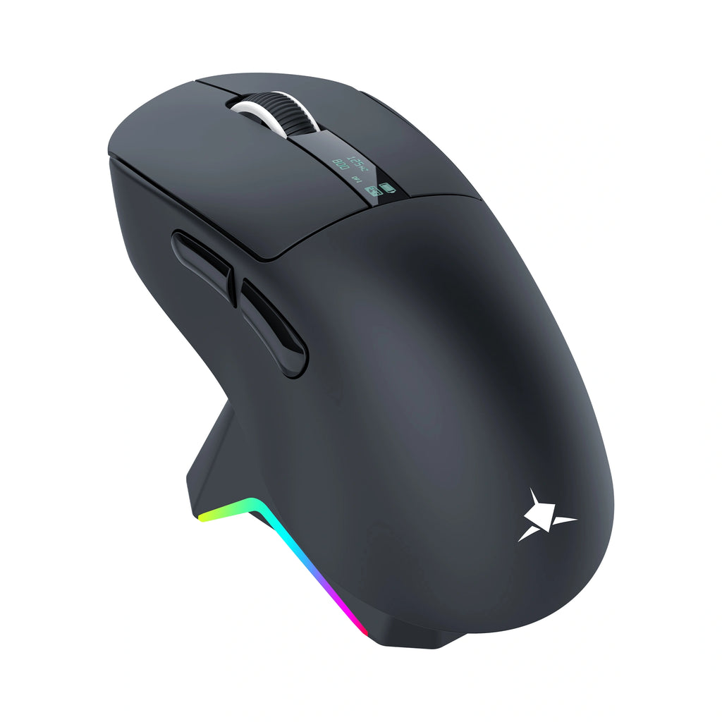 WHITE SHARK WIRELESS GAMING MOUSE 12000DPI WMG-5023 GAWAIN BLACK