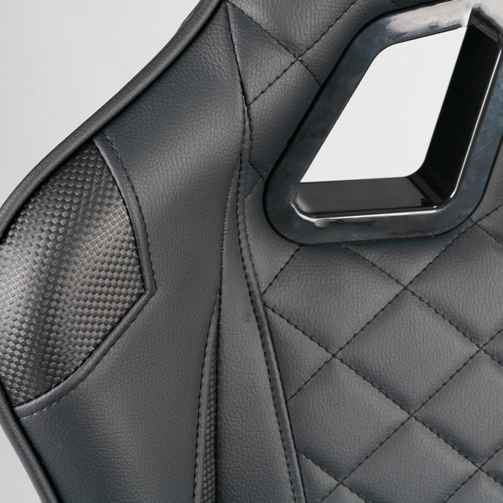 GEMBIRD GAMING PVC LEATHER CHAIR WITH PILLOWS BLACK