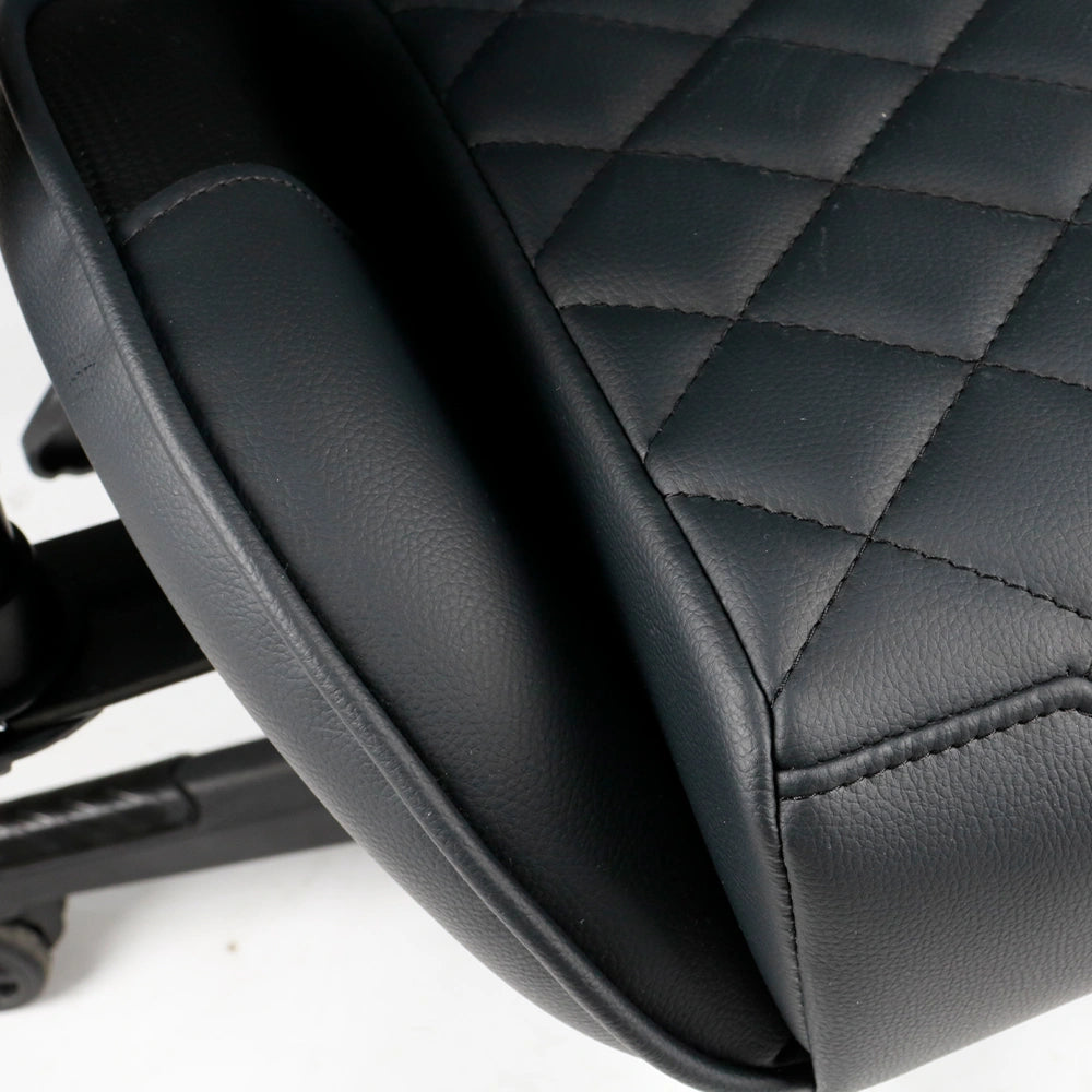 GEMBIRD GAMING PVC LEATHER CHAIR WITH PILLOWS BLACK
