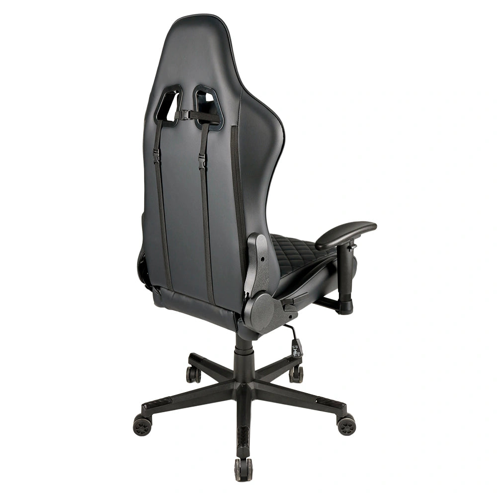 GEMBIRD GAMING PVC LEATHER CHAIR WITH PILLOWS BLACK