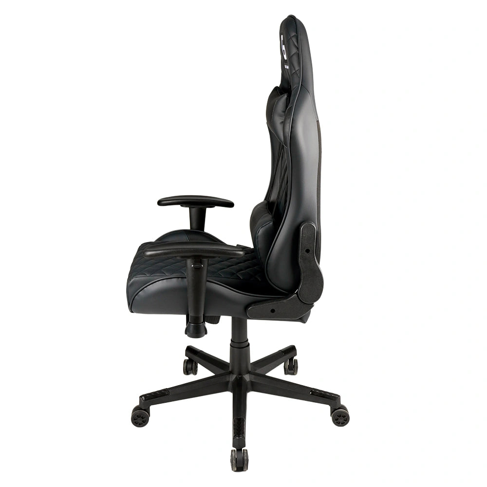 GEMBIRD GAMING PVC LEATHER CHAIR WITH PILLOWS BLACK
