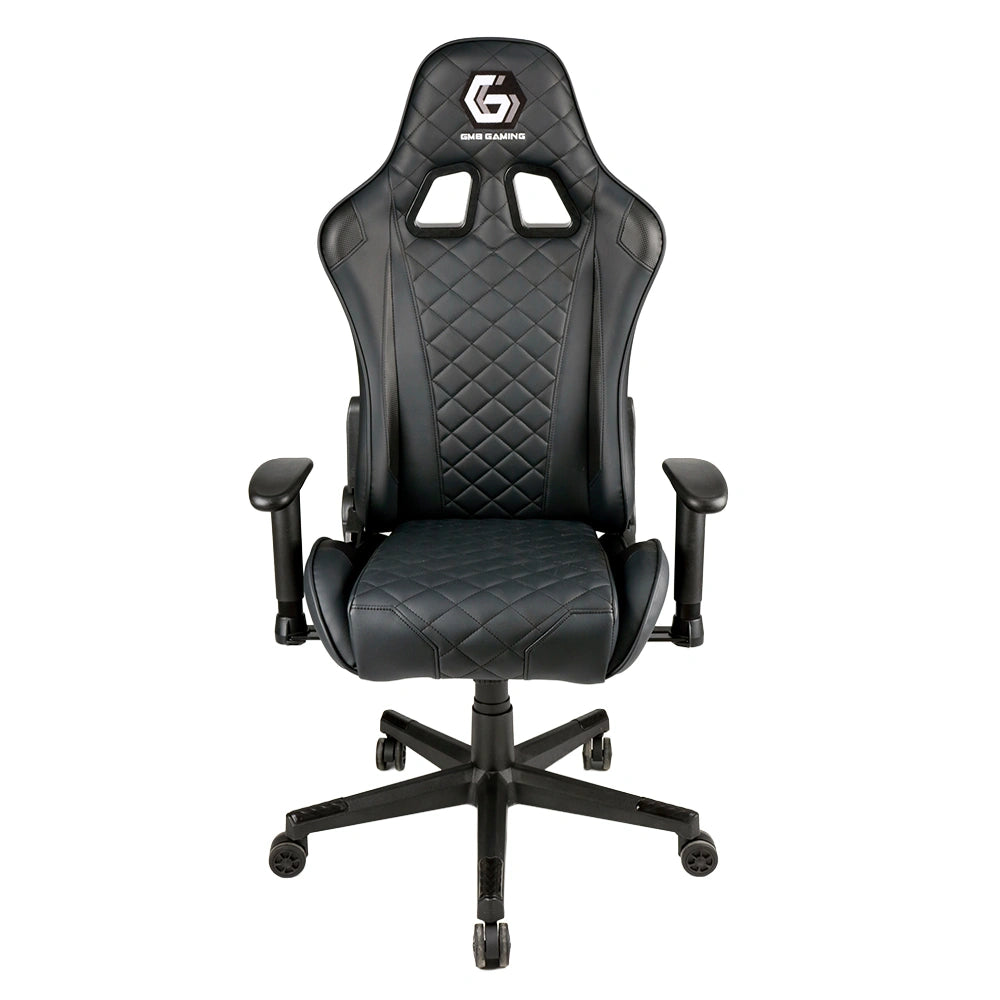 GEMBIRD GAMING PVC LEATHER CHAIR WITH PILLOWS BLACK