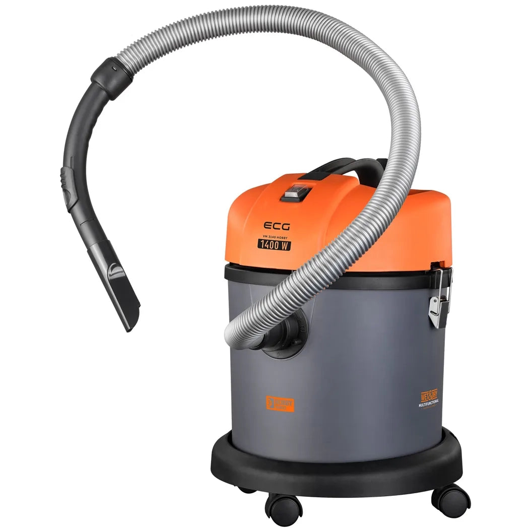 Ηλεκτρική Σκούπα με Κάδο Υγρών & Στερεών 20L VM3140 ECG