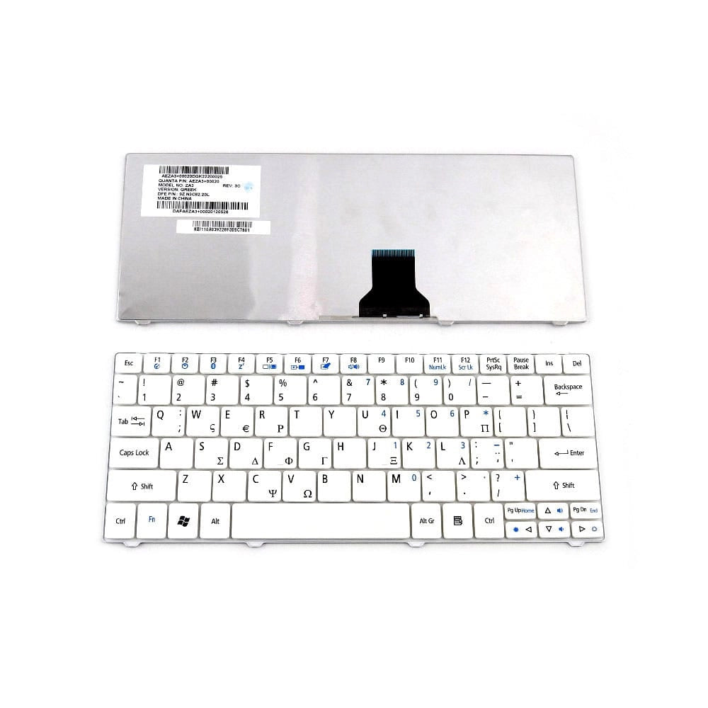 Πληκτρολόγιο ACER Aspire ZA3 Λευκό