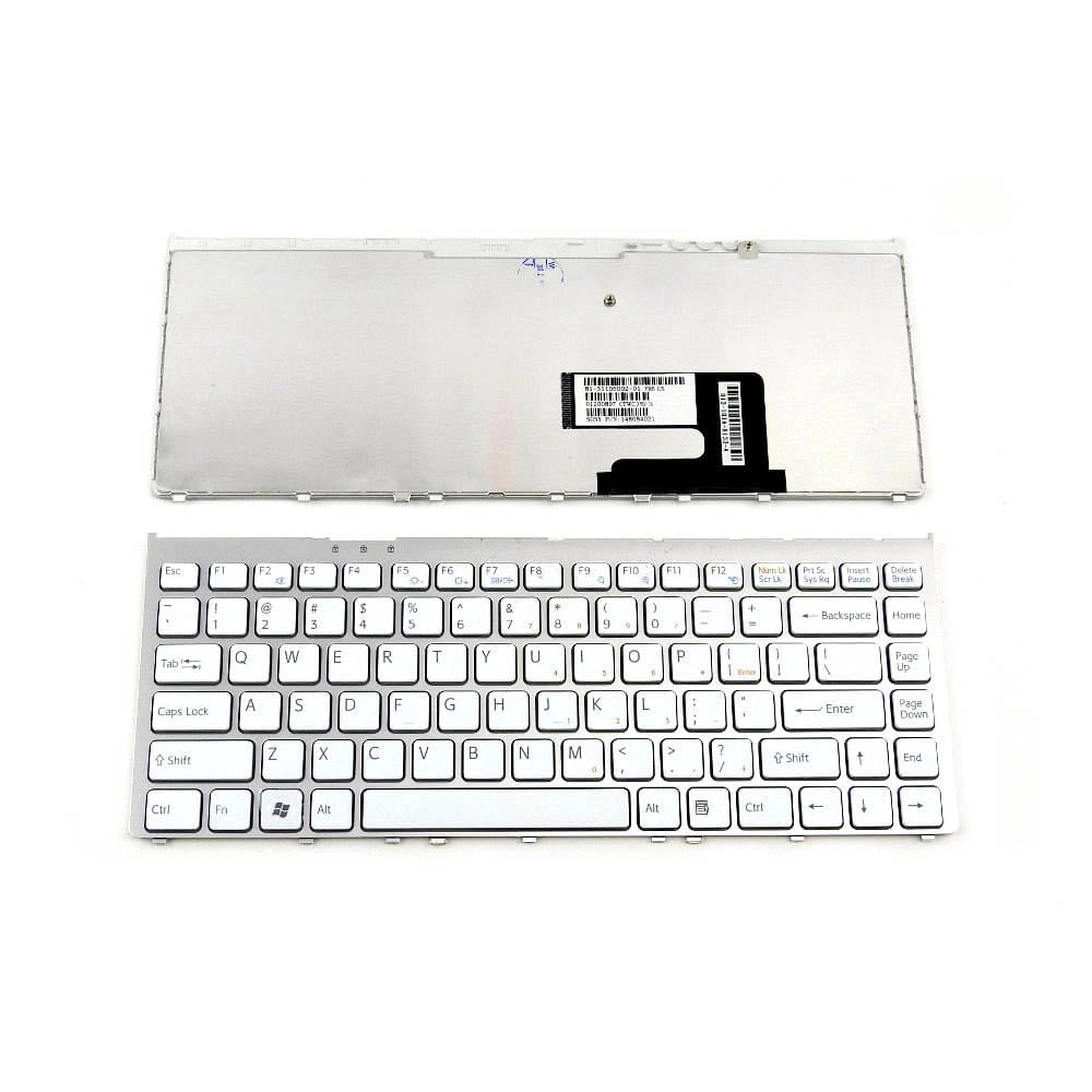 Πληκτρολόγιο SONY VAIO VGN-FW Λευκό με Frame