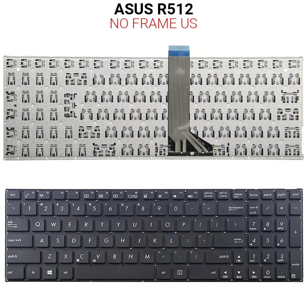 Πληκτρολόγιο ASUS R512 NO Frame US