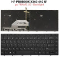Πληκτρολόγιο HP Probook  X360 440 G1 WITH Frame US + Backlight