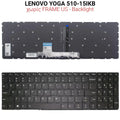 Πληκτρολόγιο Lenovo YOGA 510-15IKB NO Frame US + Backlight