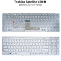Πληκτρολόγιο Toshiba Satellite L50-B White US