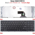 Πληκτρολόγιο SVE15 Black 1,8CM