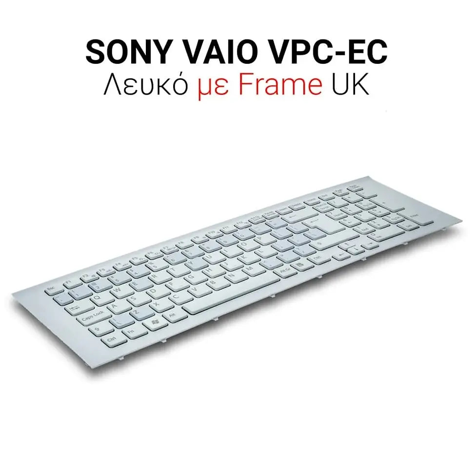 Πληκτρολόγιο SONY VAIO VPC EC WITH Frame White