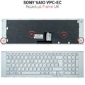 Πληκτρολόγιο SONY VAIO VPC EC WITH Frame White