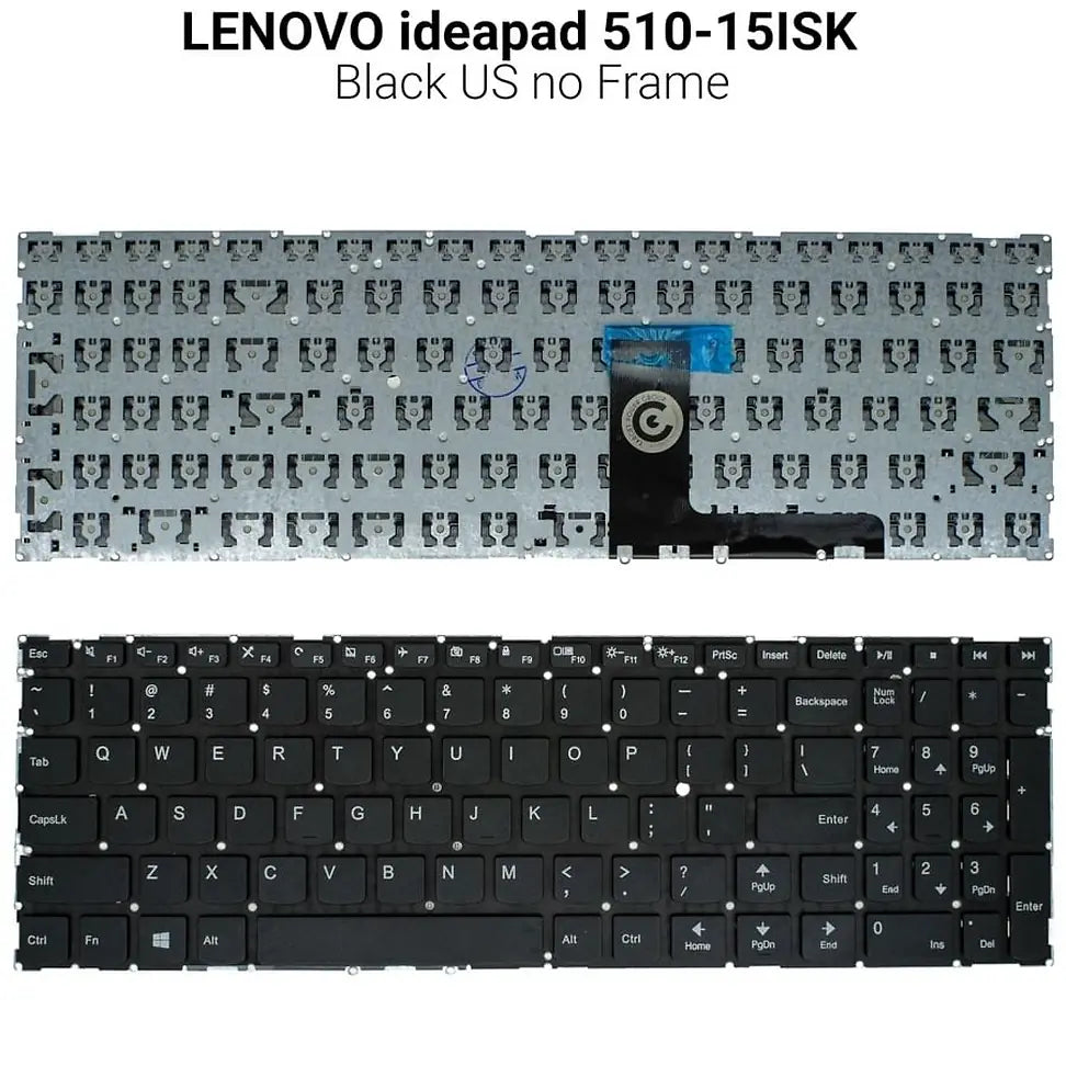 Πληκτρολόγιο Lenovo Ideapad 510-15ISK NO Frame US