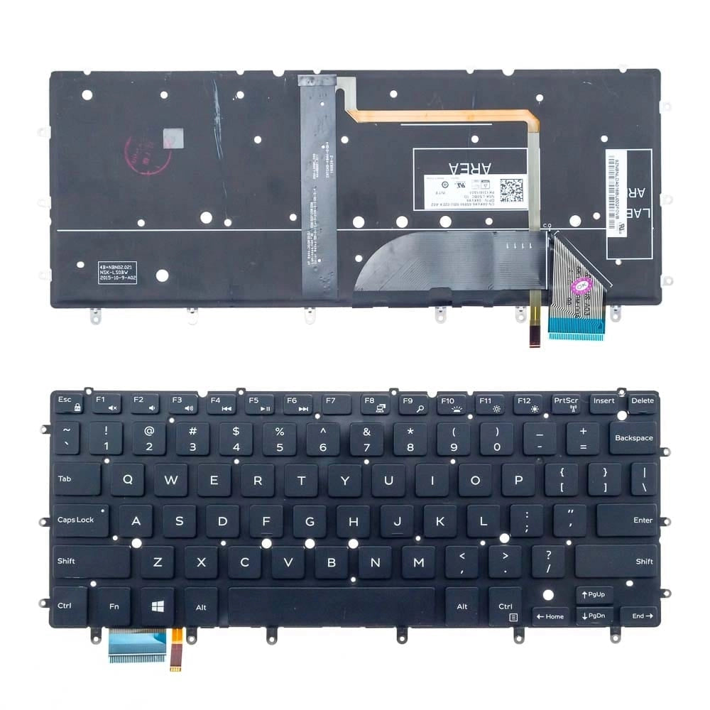 Πληκτρολόγιο DELL Inspiron P57G NO Frame WITH Backlit US