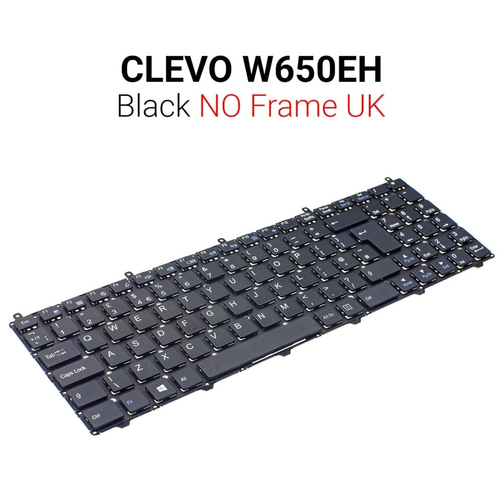Πληκτρολόγιο Clevo W650EH NO Frame UK