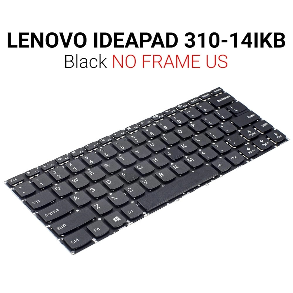 Πληκτρολόγιο Lenovo Ideapad 310-14IKB NO Frame US