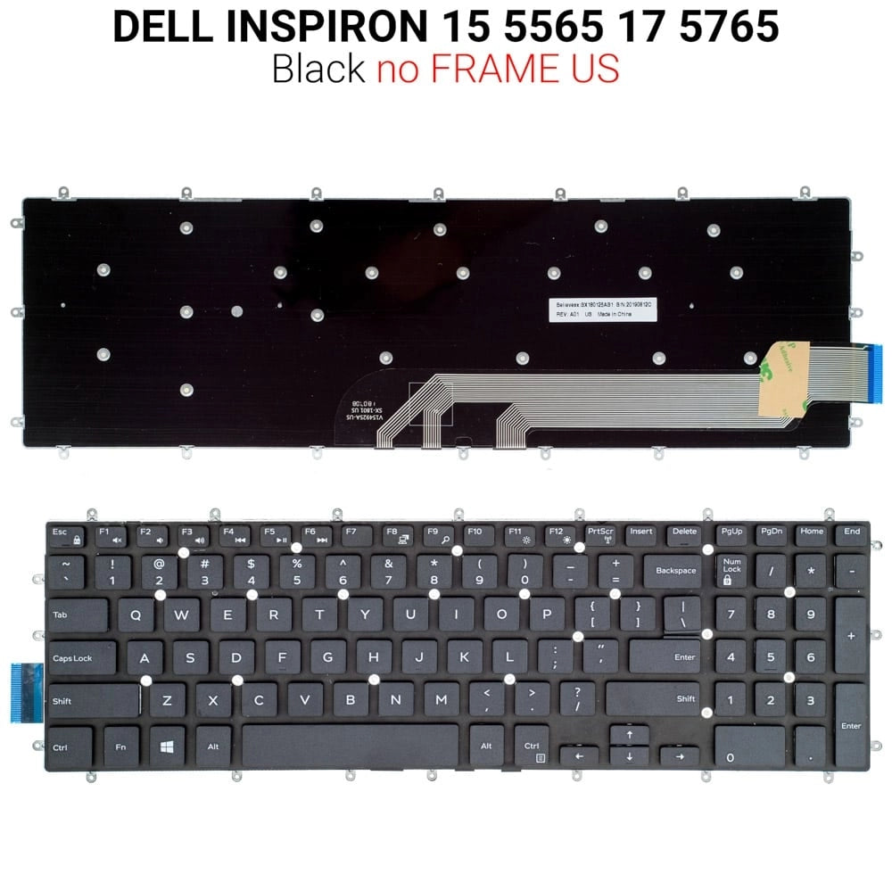 Πληκτρολόγιο DELL Inspiron 15 5565 NO Frame US