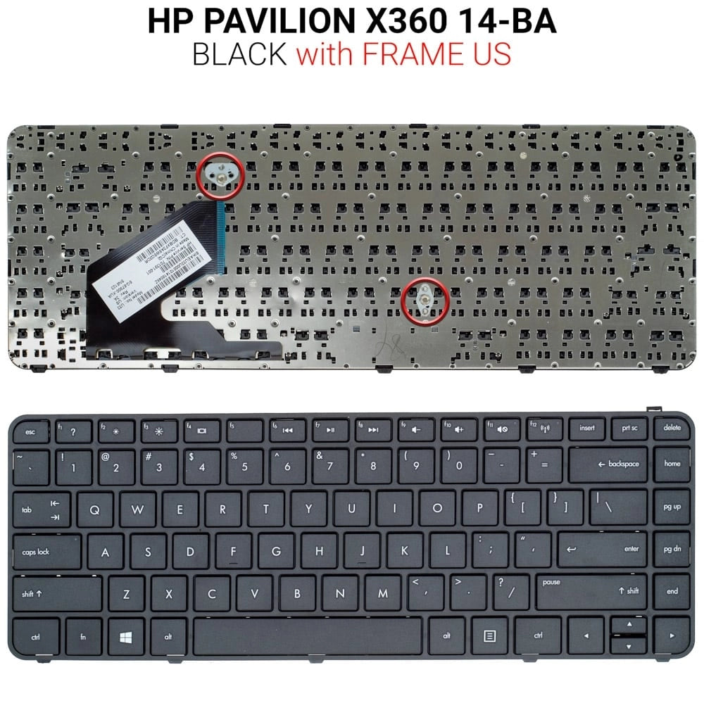 Πληκτρολόγιο HP Sleekbook 14-B000 WITH Frame US