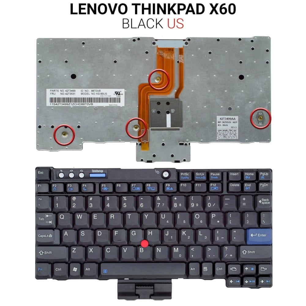 Πληκτρολόγιο Lenovo Thinkpad X60