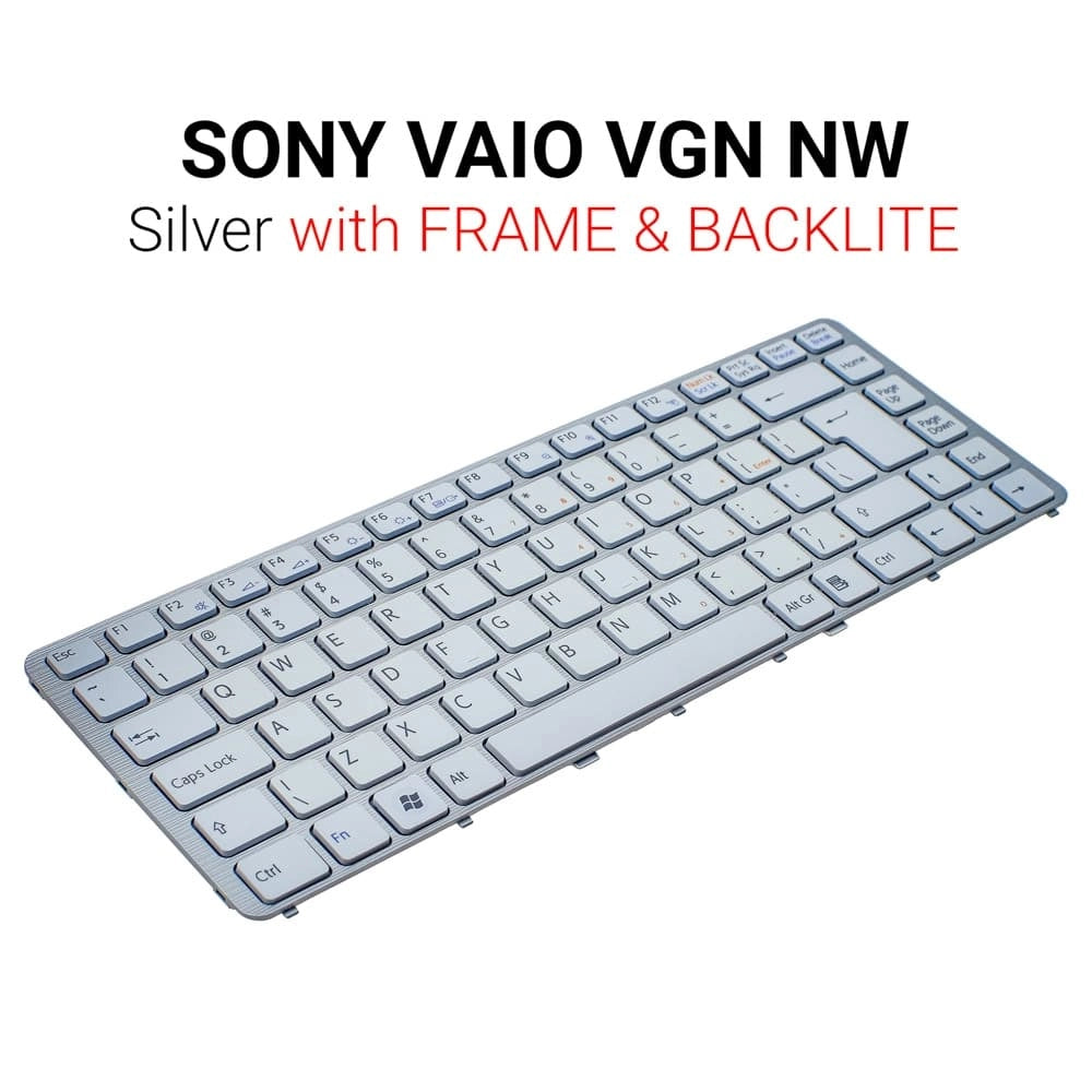 Πληκτρολόγιο SONY VAIO VGN NW White Frame UK