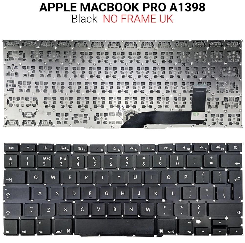 Πληκτρολόγιο Apple Macbook PRO A1398 uκ NO Frame