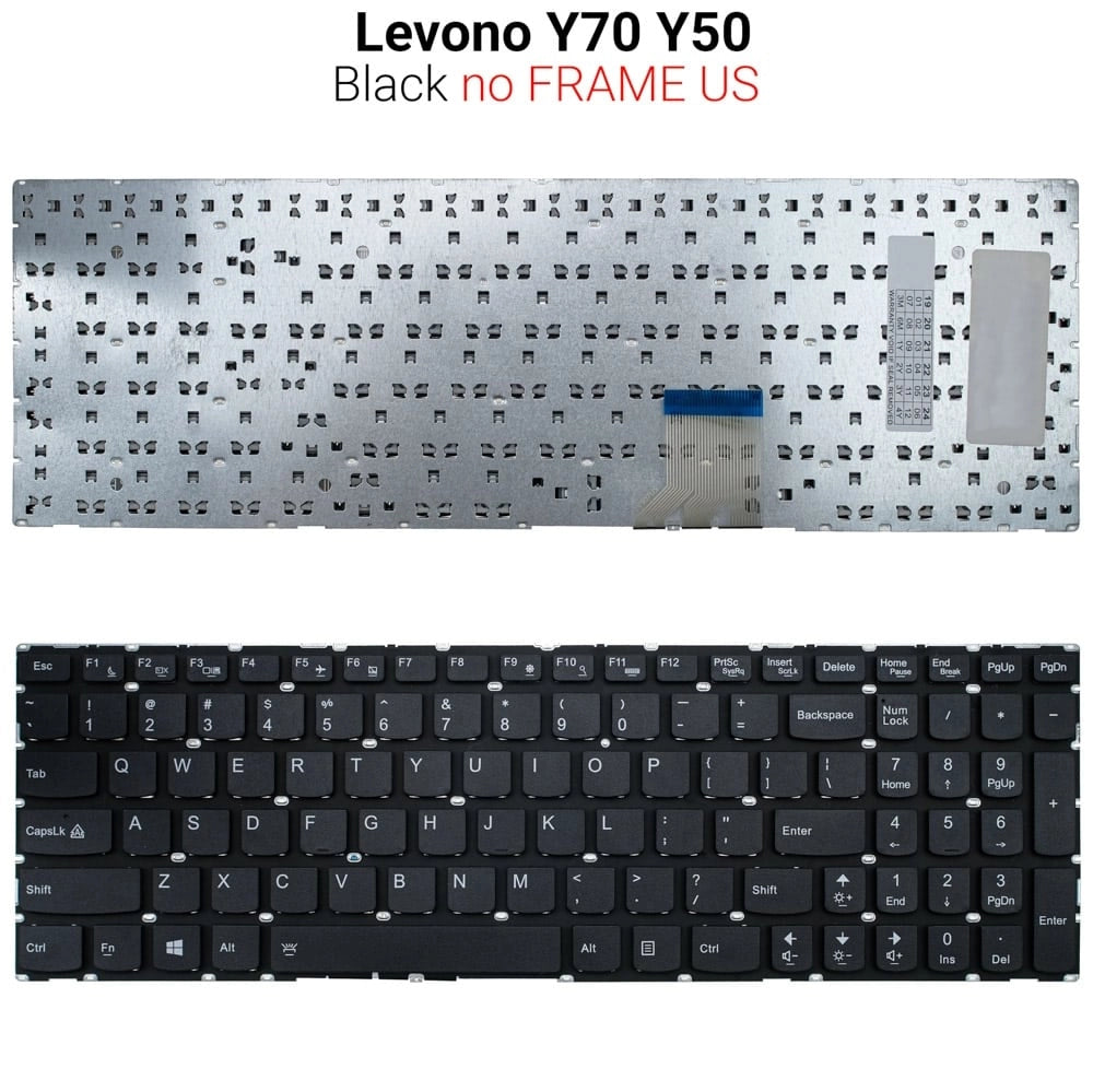 Πληκτρολόγιο Levono Y70 Y50 NO Frame US