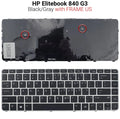 Πληκτρολόγιο HP Elitebook 840 G3 WITH Frame US