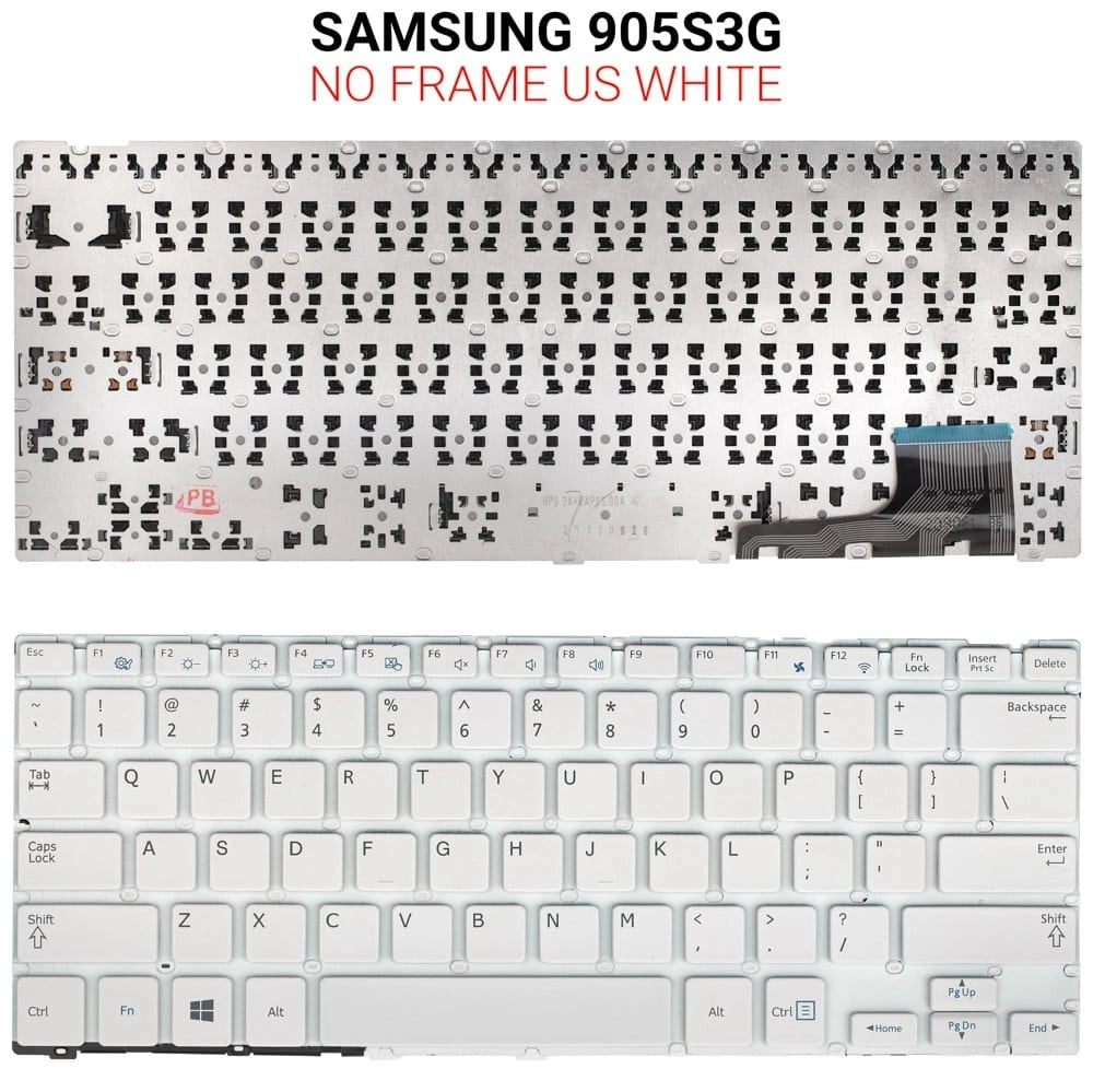 Πληκτρολόγιο Samsung 905S3G US NO Frame White