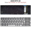 Πληκτρολόγιο ASUS N751JK Backlight NO Frame UK