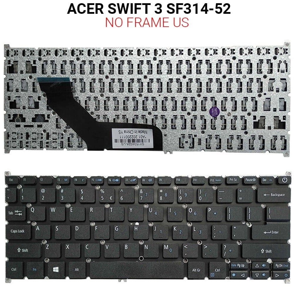 Πληκτρολόγιο ACER Swift 3 SF314-52 NO Frame US
