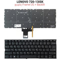 Πληκτρολόγιο Lenovo YOGA 720-13ISK NO Frame US + Backlit