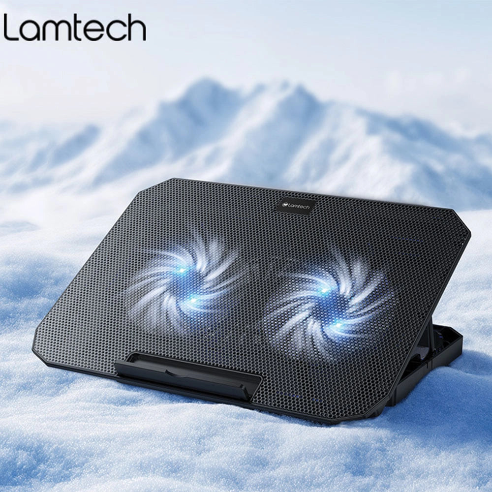 LAMTECH LAPTOP COOLING PAD 2 FANS