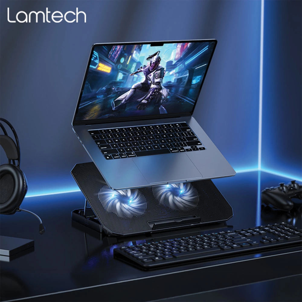 LAMTECH LAPTOP COOLING PAD 2 FANS