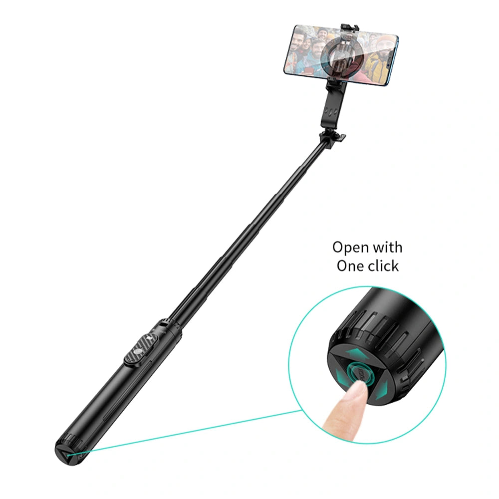 LAMTECH 2-IN-1 MAGNETIC BT5.2 LIVE BROADCAST HOLDER 1.5M BLACK