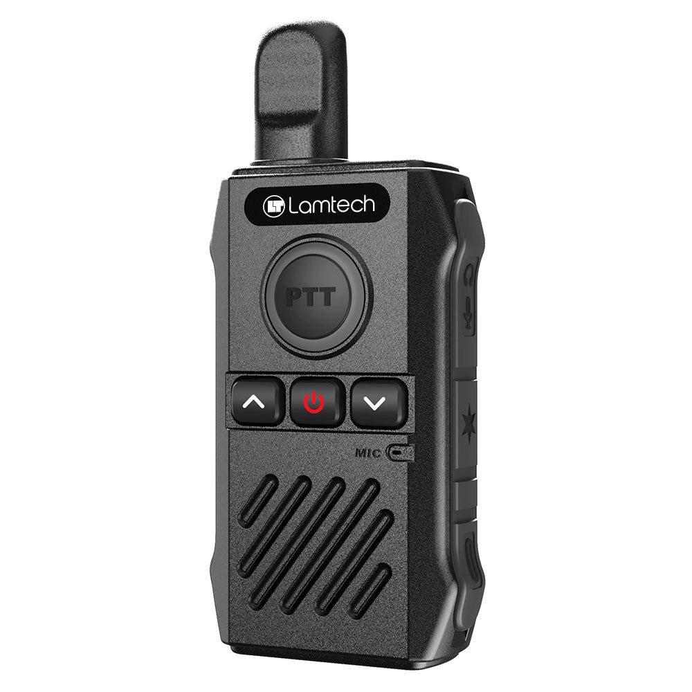 LAMTECH WALKIE TALKIE PROFESSIONAL FM TRANSCEIVER BLACK