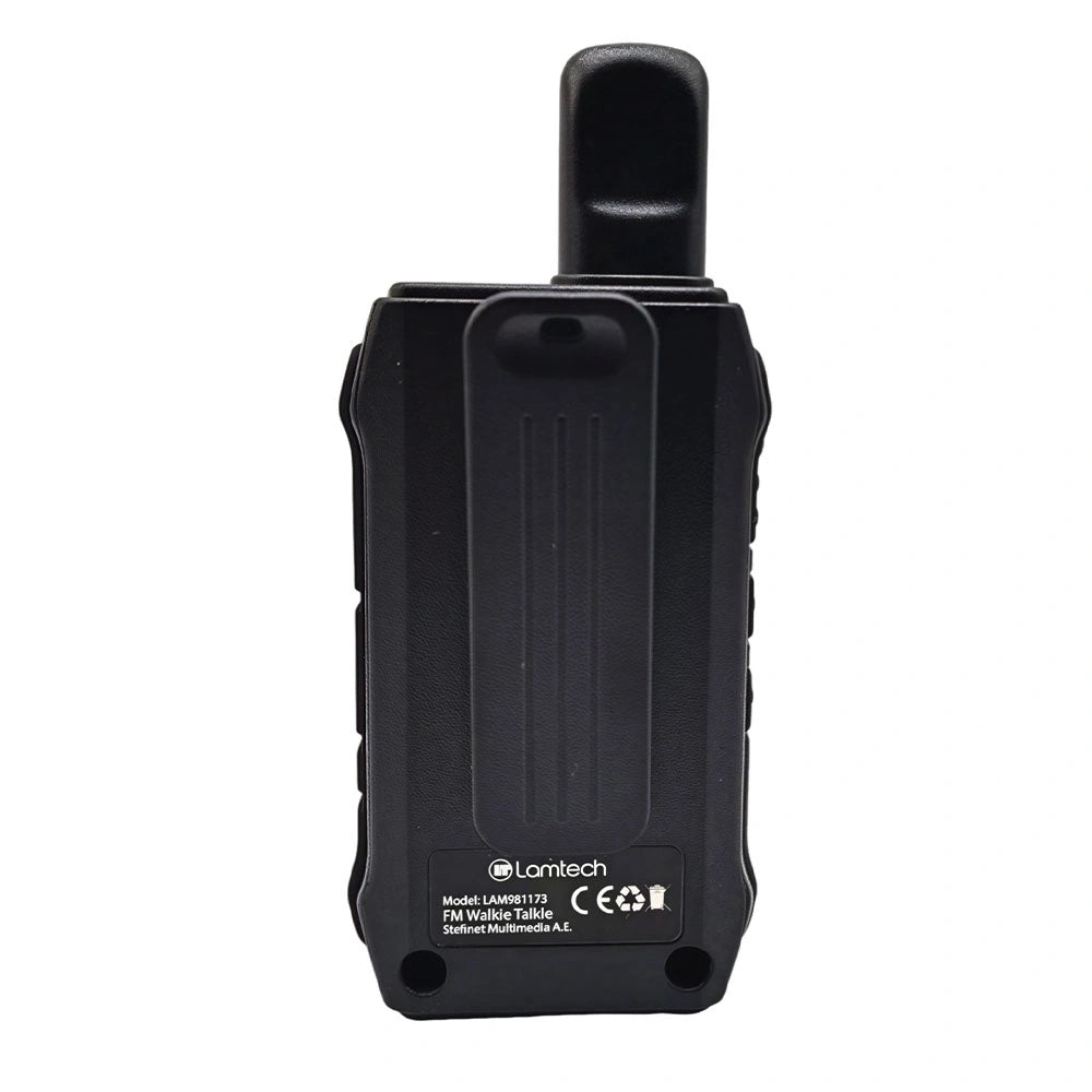 LAMTECH WALKIE TALKIE PROFESSIONAL FM TRANSCEIVER BLACK