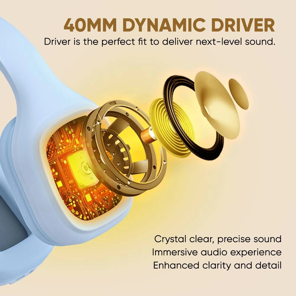 SONICGEAR BT5.4 OVER-EAR HEADPHONES AIRPHONE 5 CREME CARAMEL