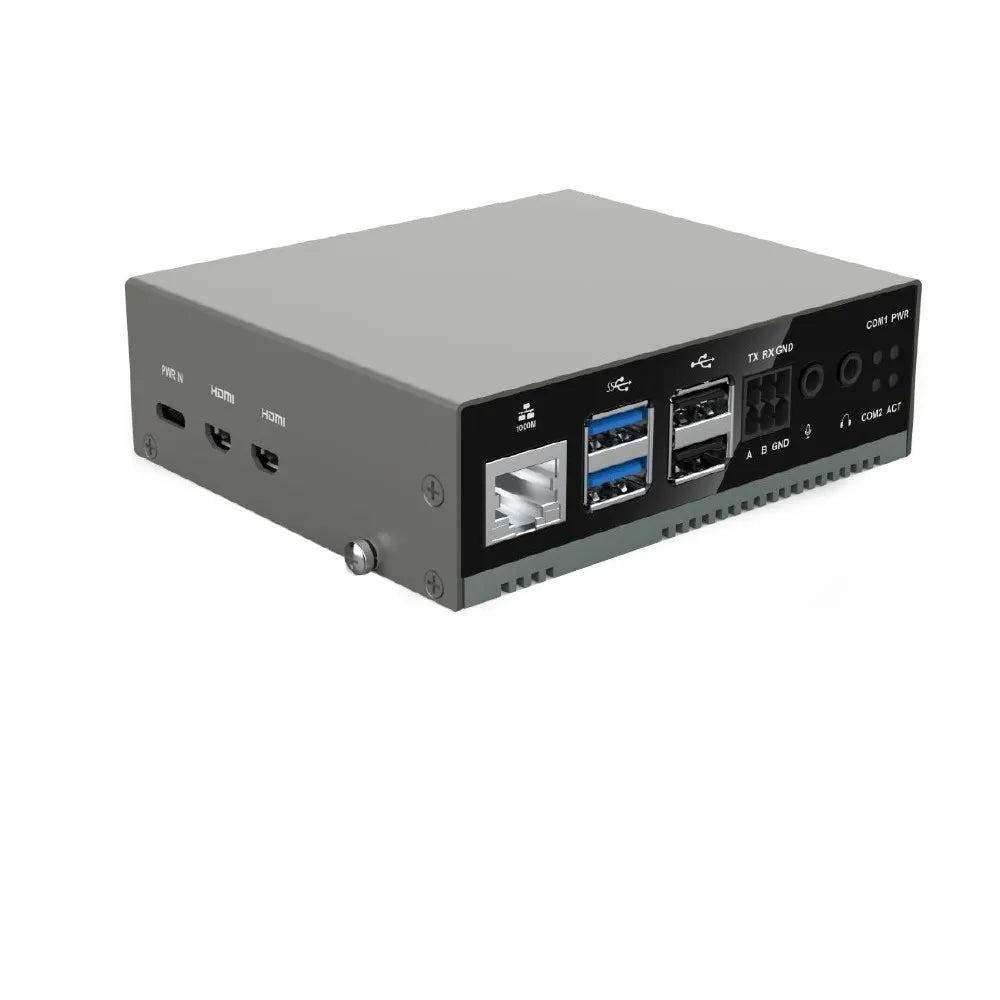 IPC3020 with Pi5 8GB,Audio input & output,RS232 & 485, M.2 SSD socket,with 32GB SD Card