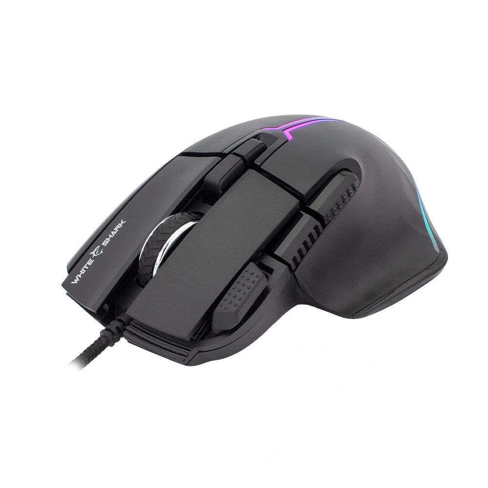 WHITE SHARK GAMING MOUSE GM-9006 MARROK BLACK 12000DPI