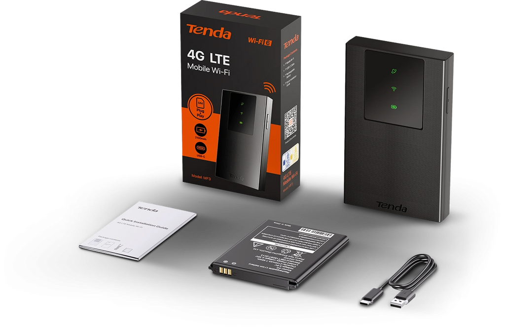 TENDA 4G LTE MOBILE Wi-Fi 6 ROUTER MF3