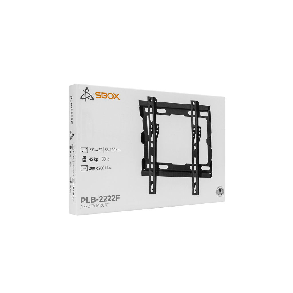 SBOX WALL MOUNT 23'-43' VESA 200x200 MAX