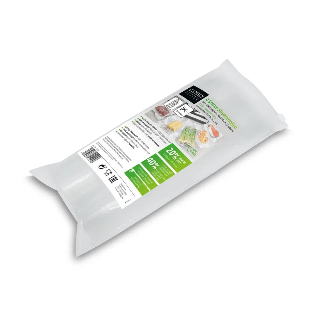 Ανταλλακτικά Ρολά Γκοφρέ 2ΤΜΧ 30x720cm Vacuum 1125 CASO Design