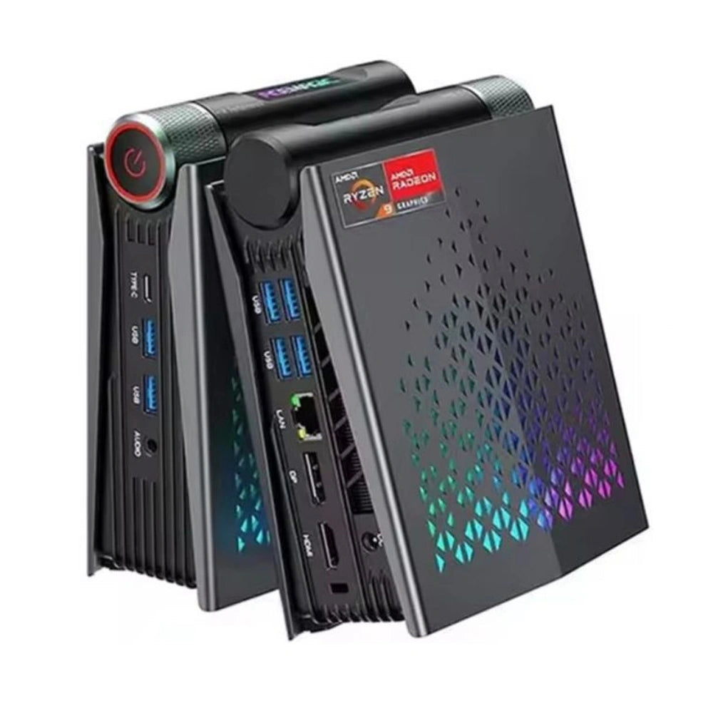 ACEMAGIC MINI PC RYZEN 7 H 255(16GB+512GB) WIN11 PRO RGB BLACK